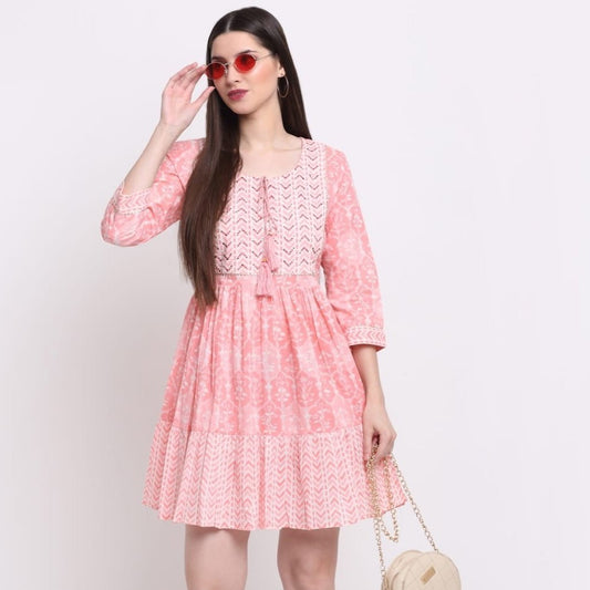 Floral Printed Midi Dress