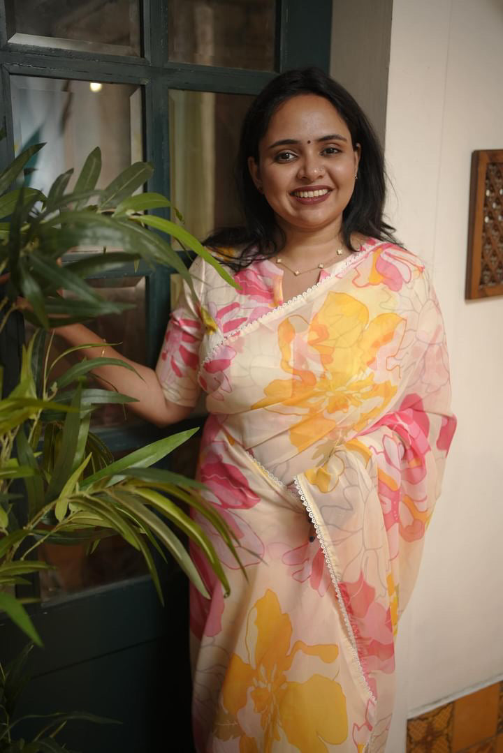 Georgette Printed Saree