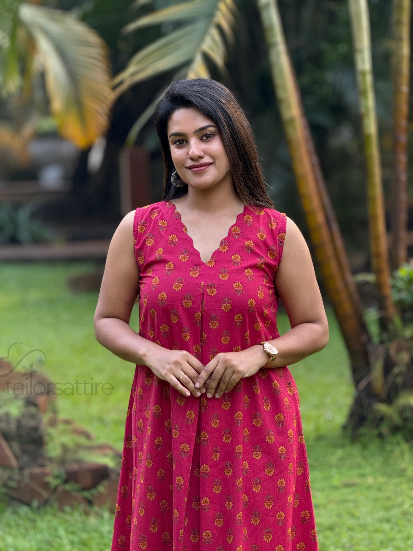 Blush Pink Cotton Kurti