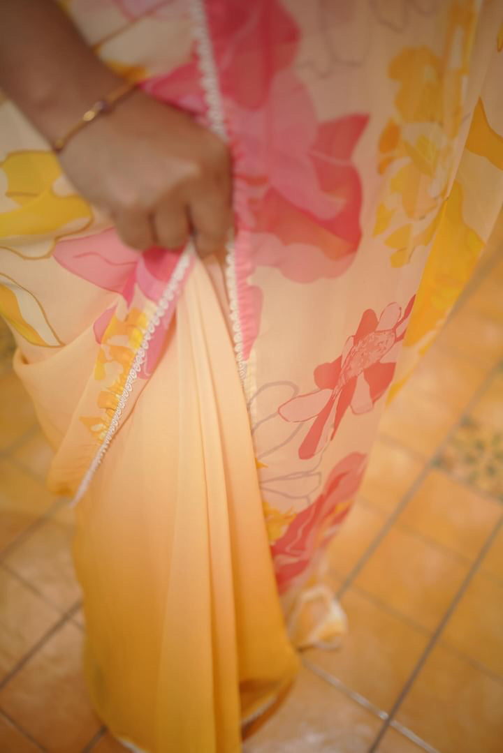 Georgette Printed Saree